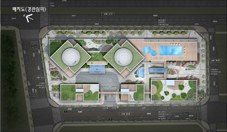 한라 웨스턴파크 송도 배치도